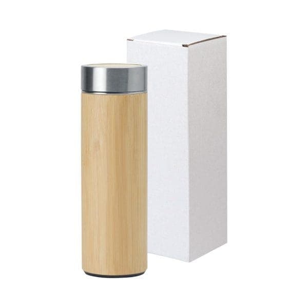 Stainless Steel Bamboo Flask - View 1