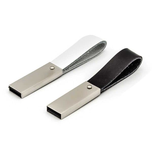 8GB USB with Leather Strap - View 1
