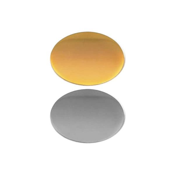 Oval Flat Metal Badges - View 1