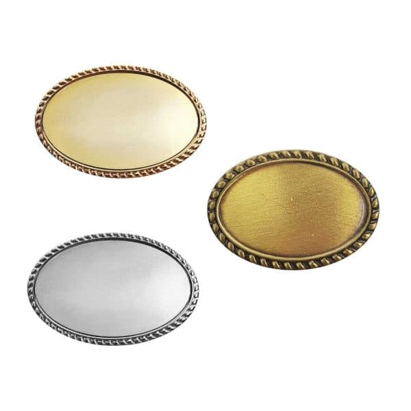 Oval Rope Design Logo Badges - View 1