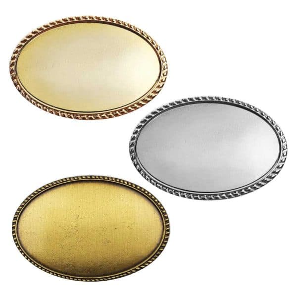 Oval Rope Design Logo Badges - View 1