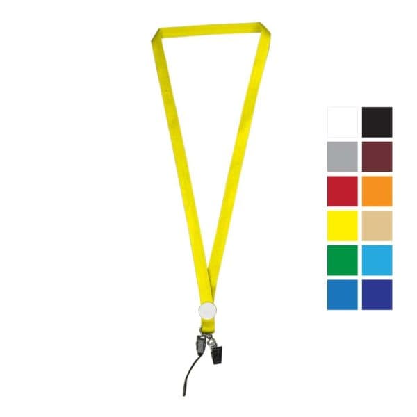 Lanyards with Logo and Epoxy Doming - View 1
