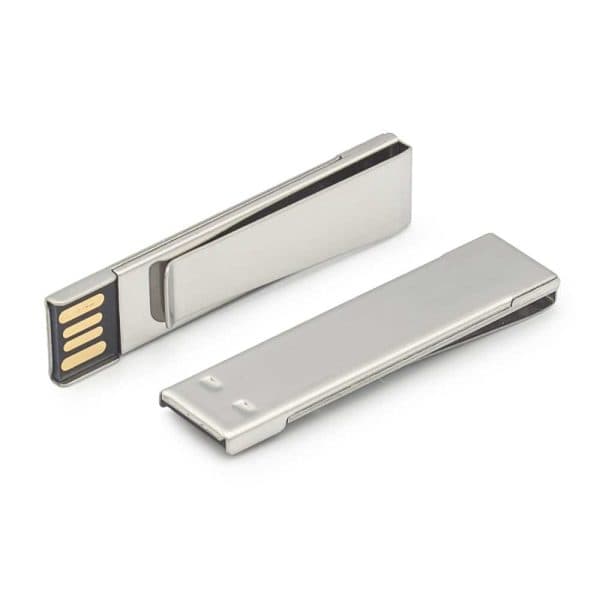 Metal Clip USB Flash Drives - View 1
