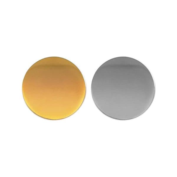 Round Flat Metal Badges 25mm - View 1