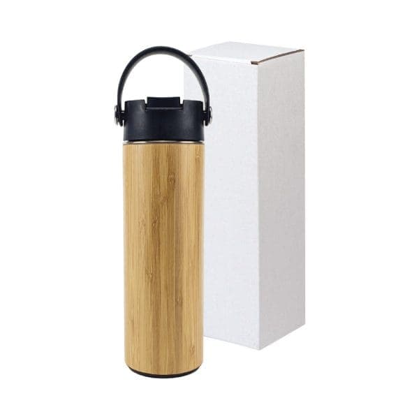 Bamboo Flask with Tea Infuser - View 1