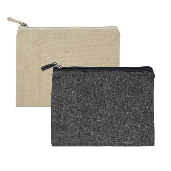 Multi-purpose Cotton Zipper Pouches 6 oz