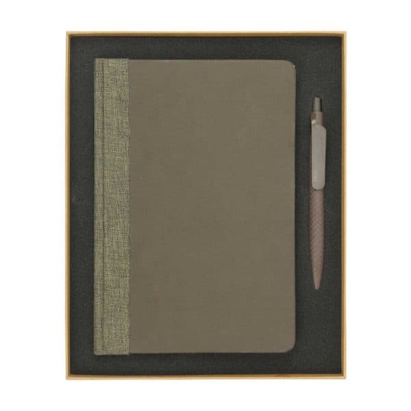 Coffee Journal Set with A5 Size Notebook and Pen - View 1