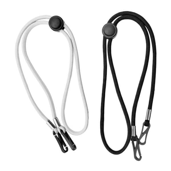 Double Hook Cord Lanyards with Adjustable Lock - View 1