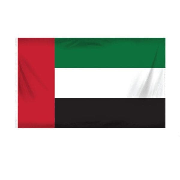 UAE Flags in Satin Material Size 150 x 90 cm - View 1