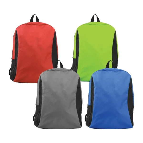 Two-toned Backpacks 600D Polyester Material - View 1