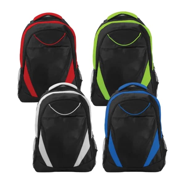 Two-toned Backpacks 600D Polyester Material - View 1