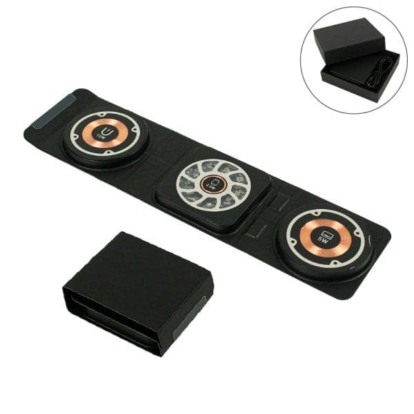 3-in-1 Foldable Wireless Charger for Mobile, iWatch and Earbuds - View 1