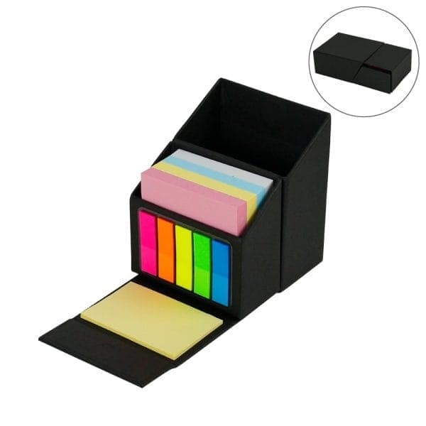 Foldable Memo Pad Sets with Stationery and Pen Holder - View 1