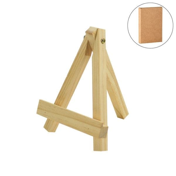 Bamboo Easel Phone Holder with Branding Options - View 1