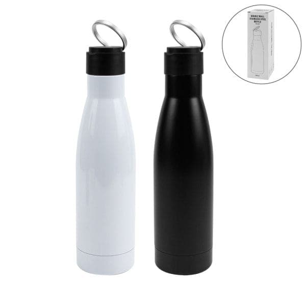 Double Wall SS Bottles Twist-off Lid SS Foldable Handle 500ml - Related corporate gift product