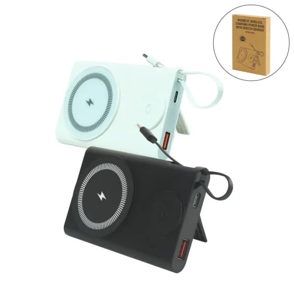 Magnetic Fast Wireless Charging Powerbank,15W, iWatch Charger - View 1