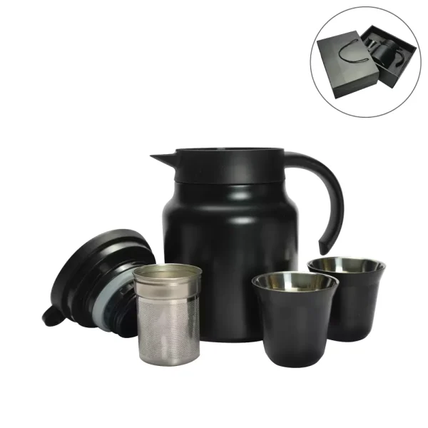Arabic Tea & Coffee Pot with Cups Set 1000 ml - View 1