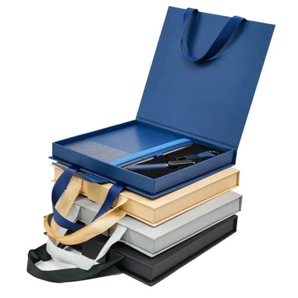 Premium Office Gift Set with Ribbon Handle Box - View 1