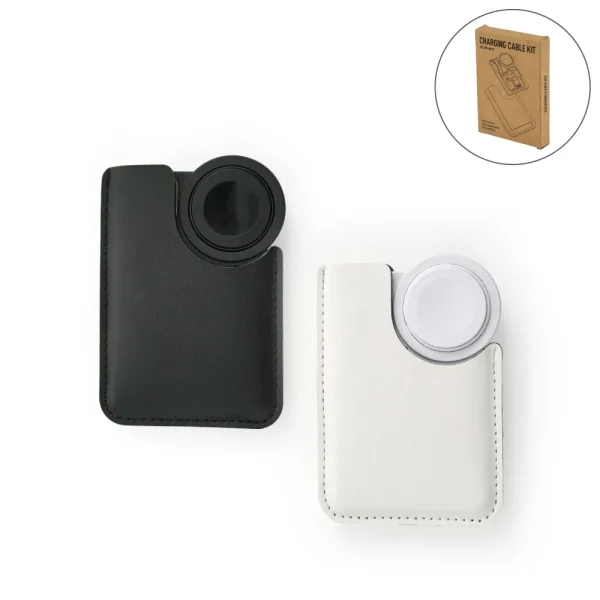 Charging Cable Kit (60W) with iWatch Charging Pad in PU Leather Pouch - View 1