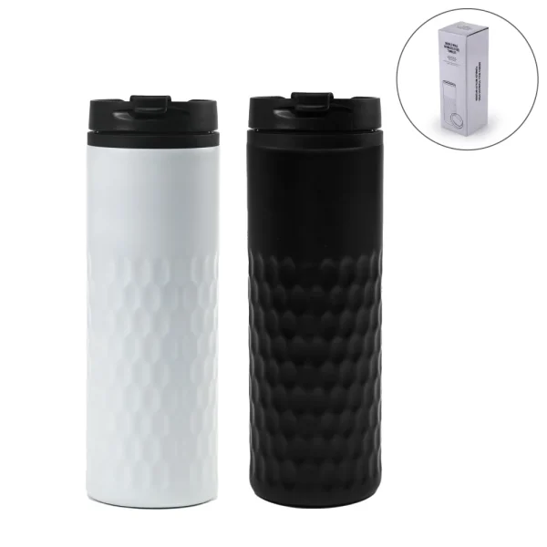 Honeycomb Design SS Bottles, Double Wall with PP Interior 420ml - Related corporate gift product