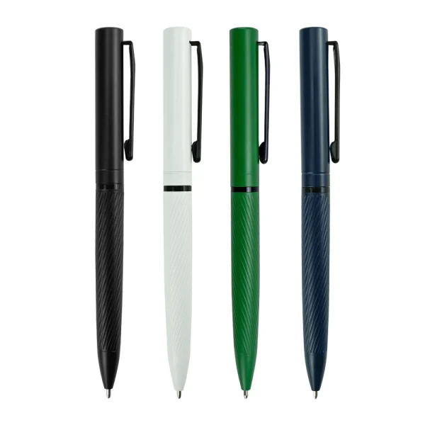 Metal Pens Twist Action Matte Finish & Black Clip, Stylish & Comfortable Grip - View 1