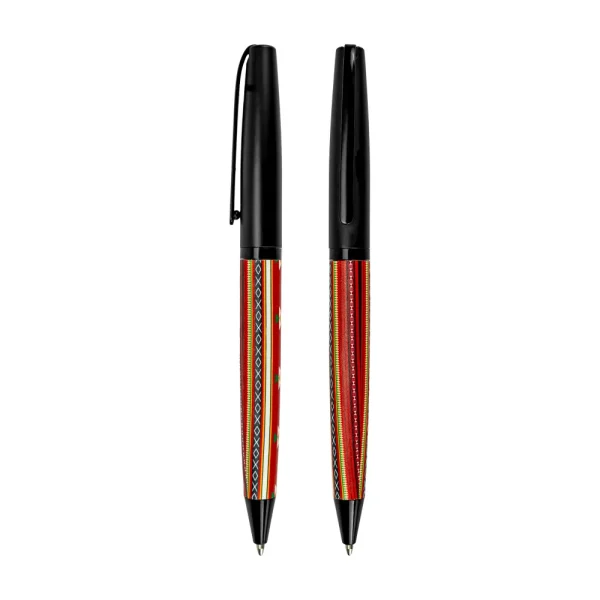 Sadu Design Metal Pens Matte Finish with Twist Action Mechanism, Blue Ink - Related corporate gift product